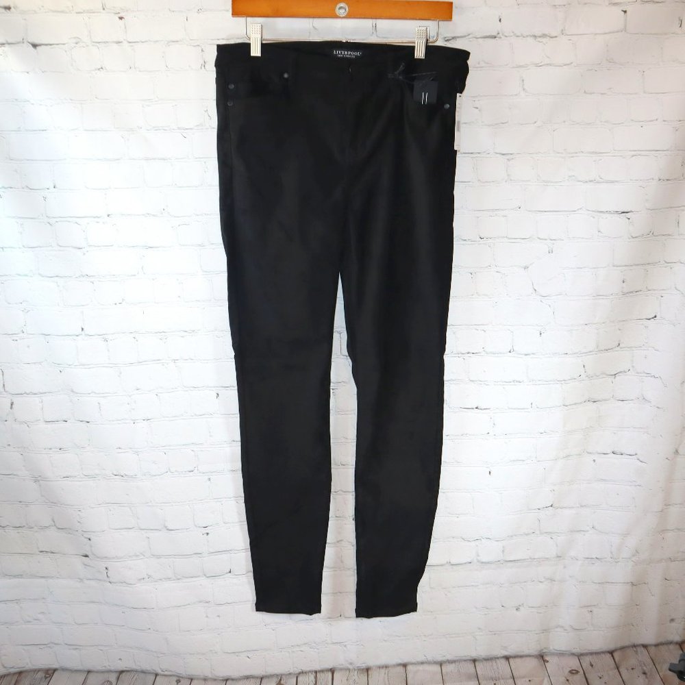 Liverpool Los Angles Black Abby Ankle Skinny Pants/Jeans Women's Size 10/30-NWT